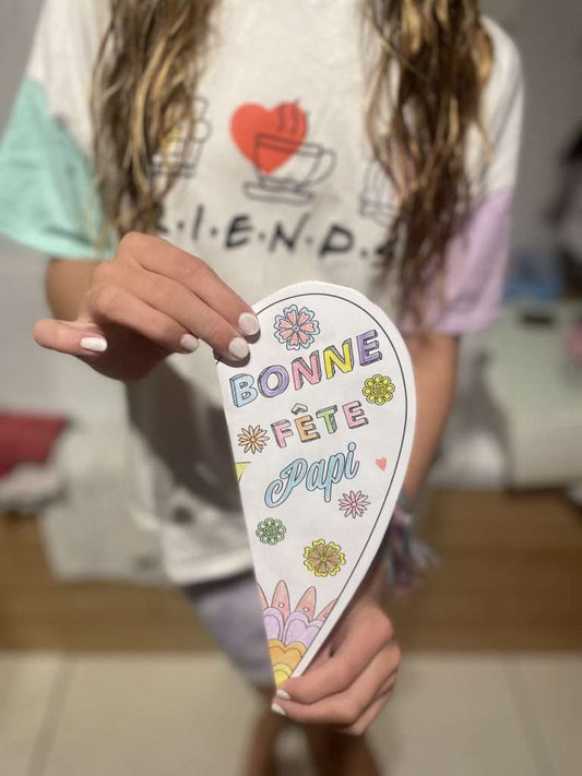 Carte fête des grands-pères “Merci papi” (à télécharger gratuitement)