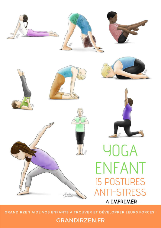 Yoga pour enfant : 15 postures anti-stress
